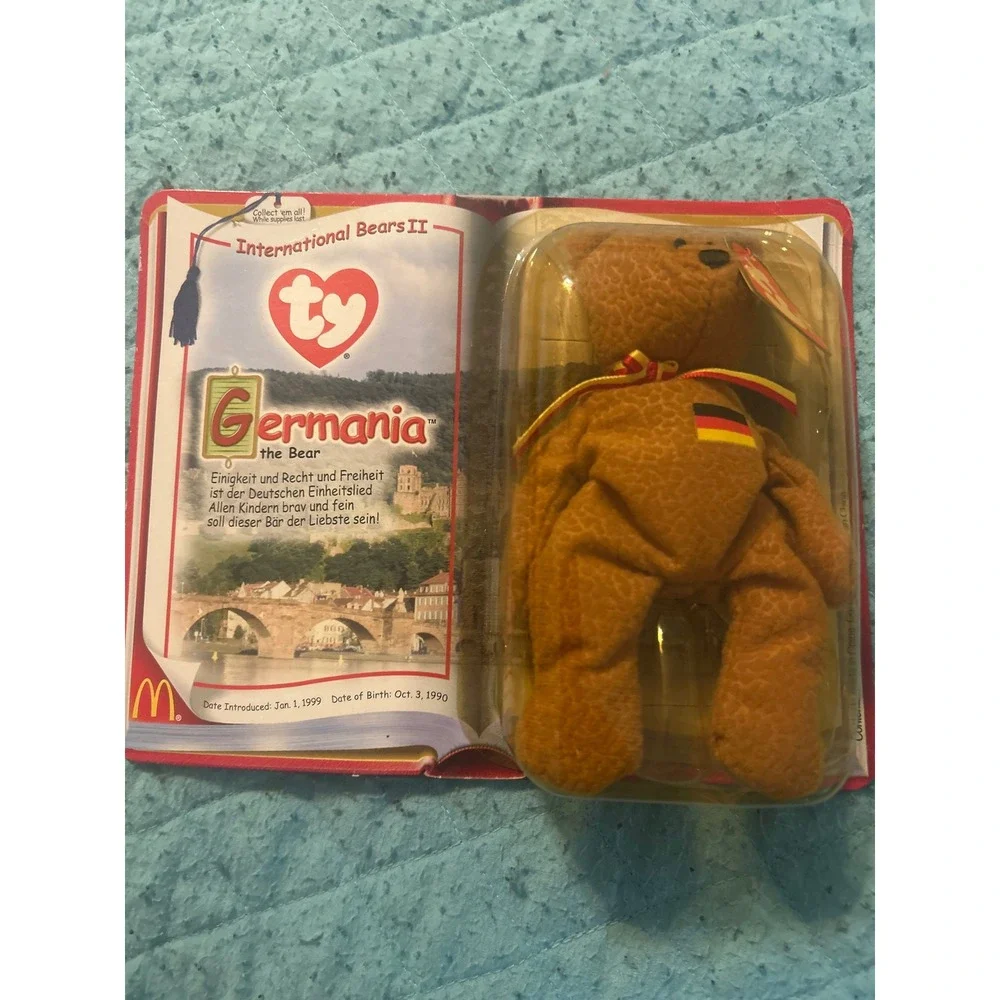 Ty Teenie Beanie Baby Germania the Bear Germany International Bears II McDonalds